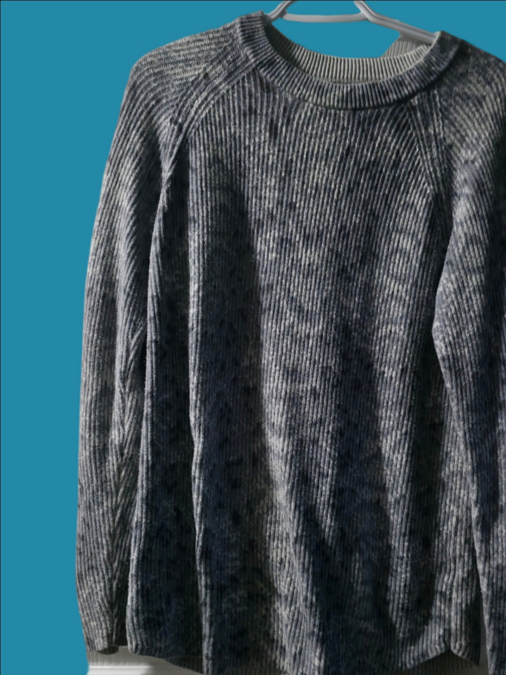 4/$67 Deal! Women's Ribbed Crewneck Sweater - Gray